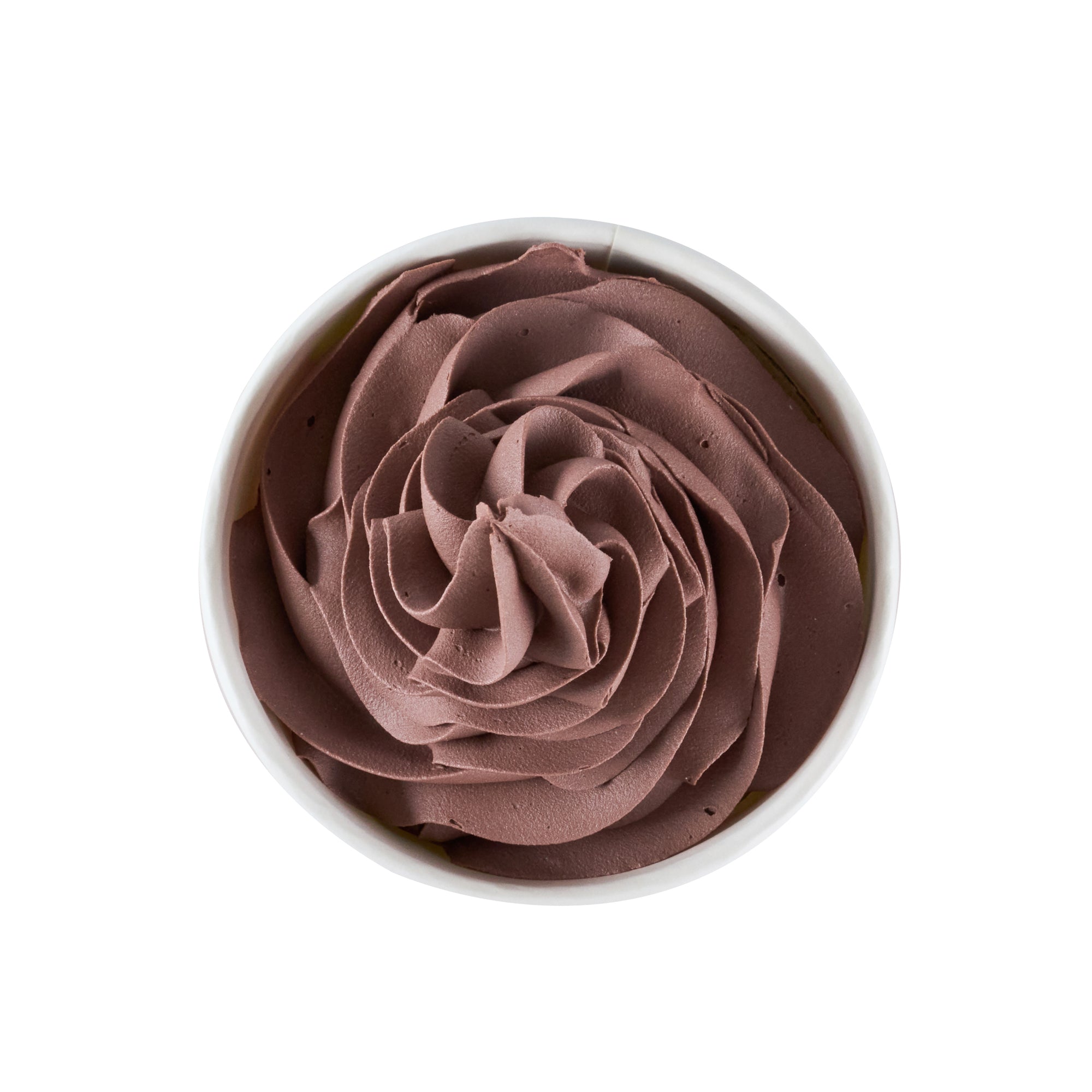 Coppetta 8 oz Round Vanilla Strawberry Swirl Paper To Go Cup - 3 3/4" x 3 3/4" x 2 1/4" - 200 count box