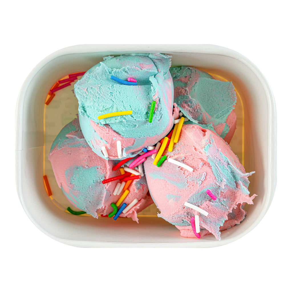 Coppetta 12 oz Square Vanilla Strawberry Swirl Paper To Go Cup - 4 1/4" x 3 1/4" x 2 3/4" - 200 count box