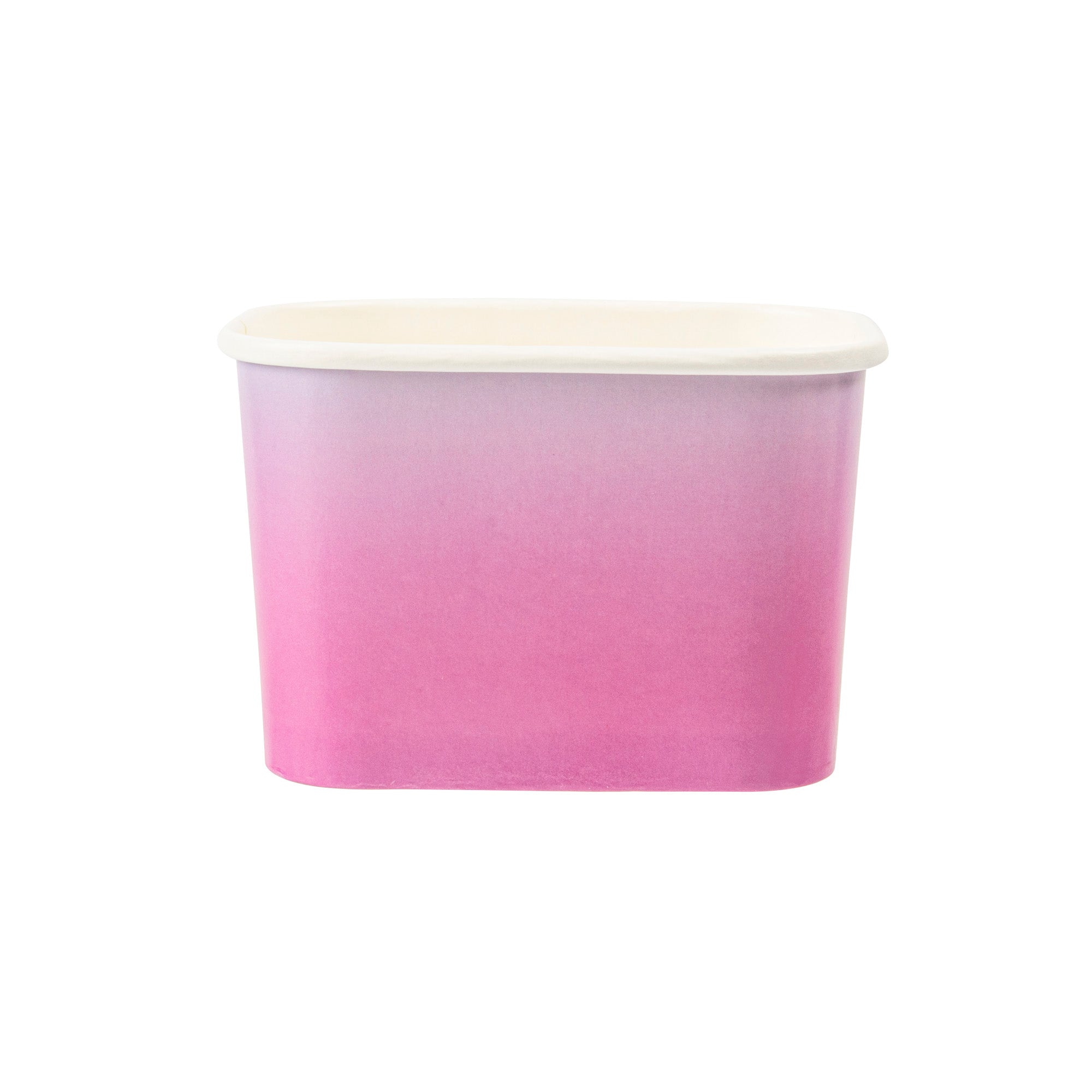 Coppetta 12 oz Square Purple And Blue Ombre Paper To Go Cup - 4 1/4" x 3 1/4" x 2 3/4" - 200 count box