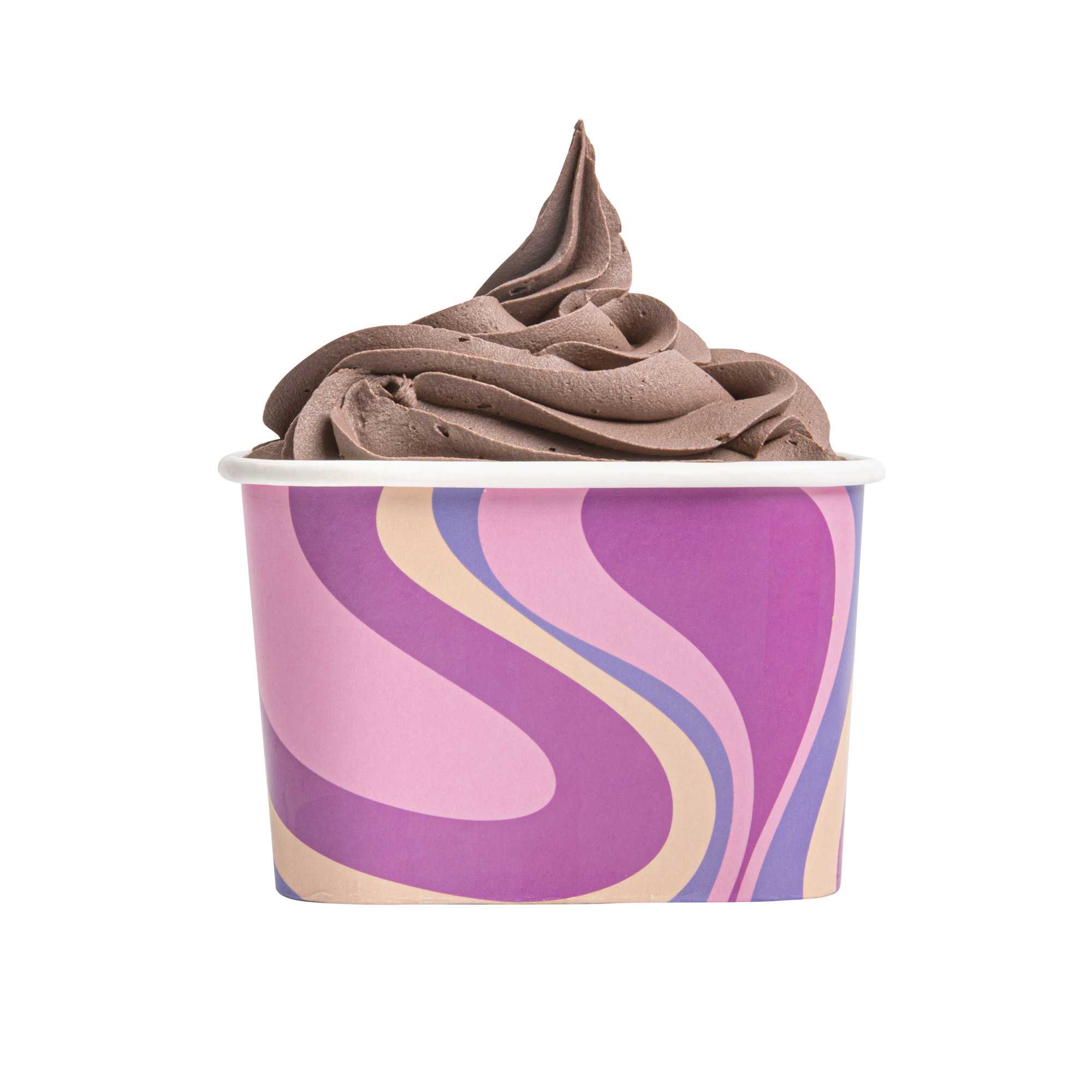 Coppetta 12 oz Square Midnight Groove Paper To Go Cup - 4 1/4" x 3 1/4" x 2 3/4" - 50 count box