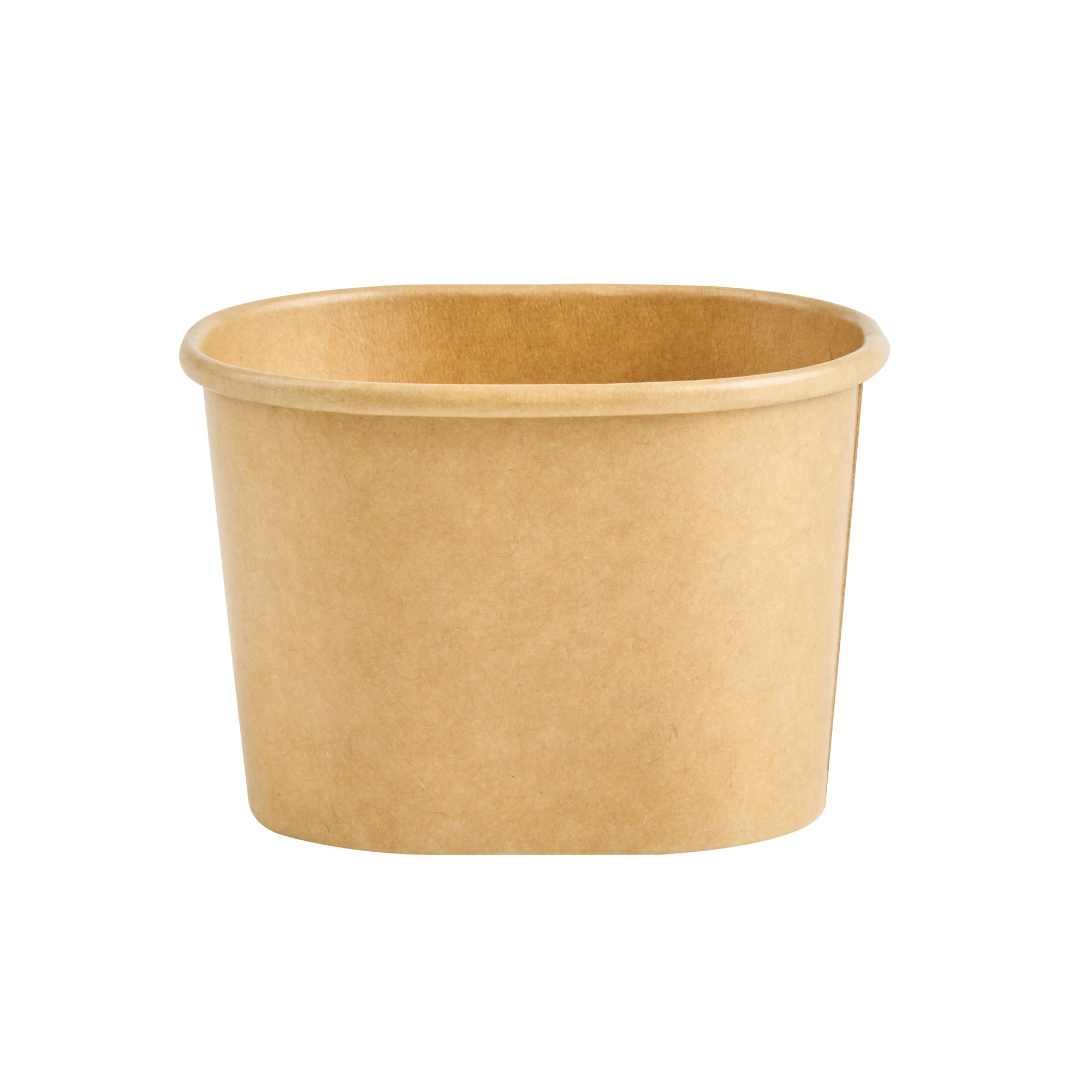 Coppetta 4 oz Square Kraft Paper To Go Cup - 3" x 2 1/2" x 2" - 200 count box