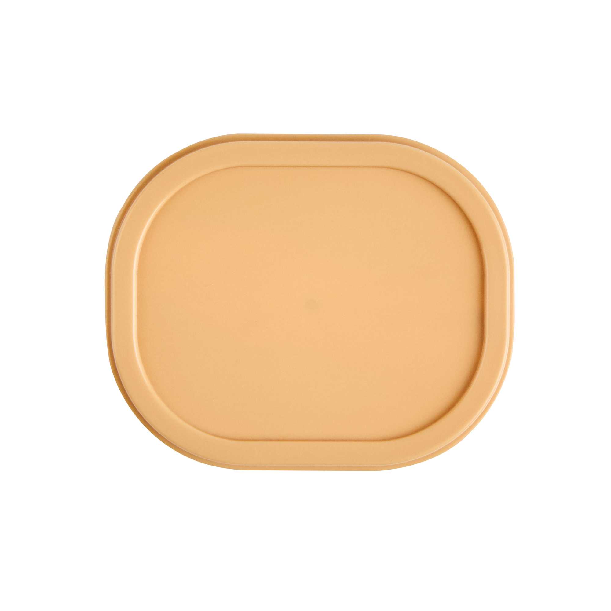 Coppetta Square Brown Plastic Lid - Fits 4 oz To Go Cup, with Spoon - 200 count box