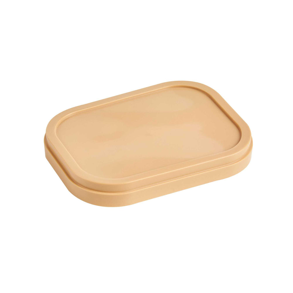 Coppetta Square Brown Plastic Lid - Fits 7 and 12 oz To Go Cups, with Spoon - 200 count box