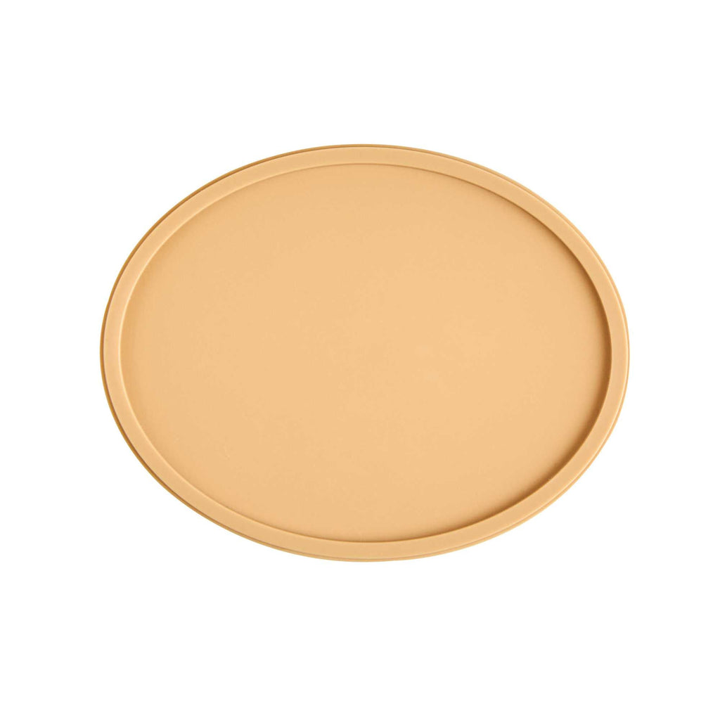 Coppetta Oval Brown Plastic Lid - Fits 12 oz To Go Cup, with Spoon - 50 count box