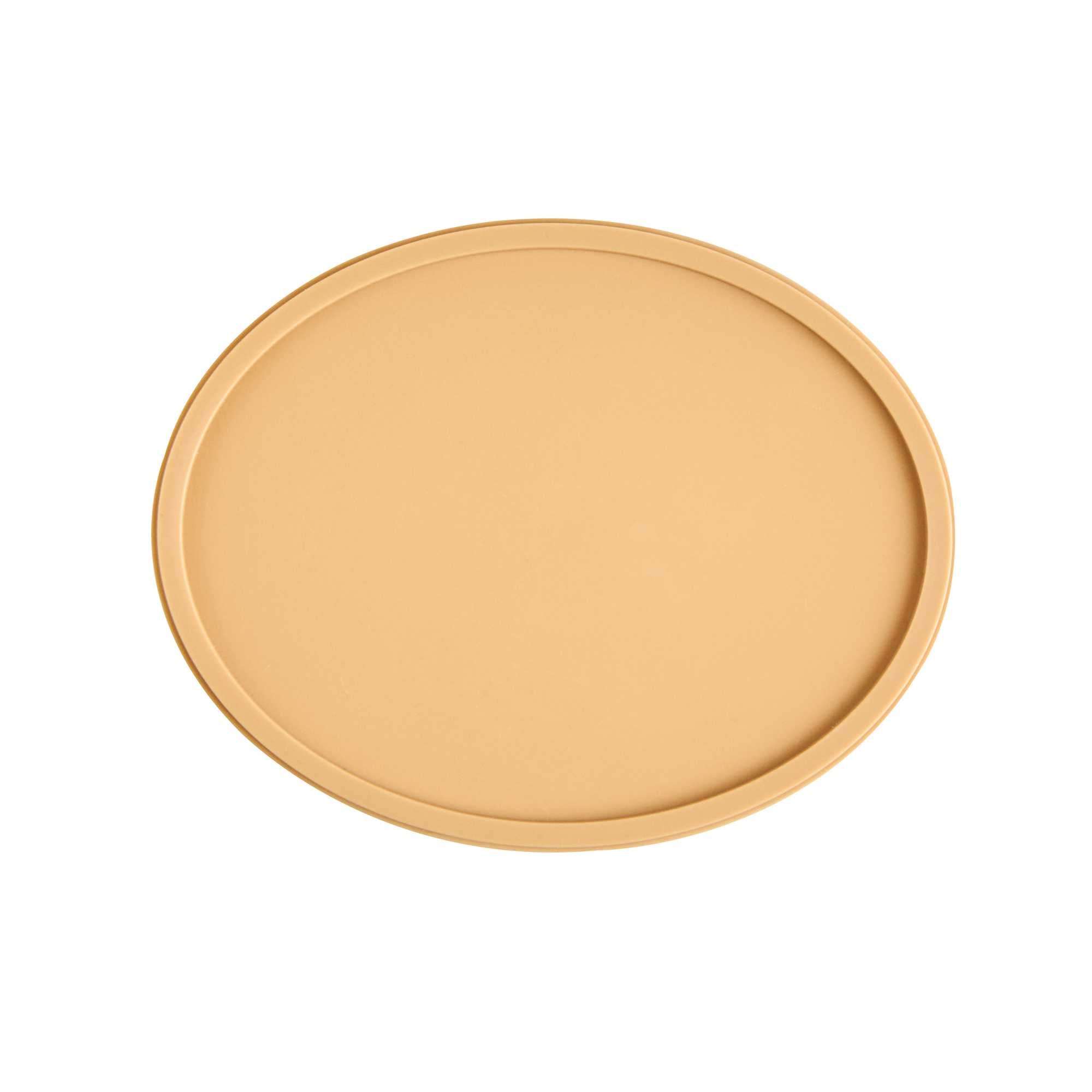 Coppetta Oval Brown Plastic Lid - Fits 12 oz To Go Cup, with Spoon - 200 count box