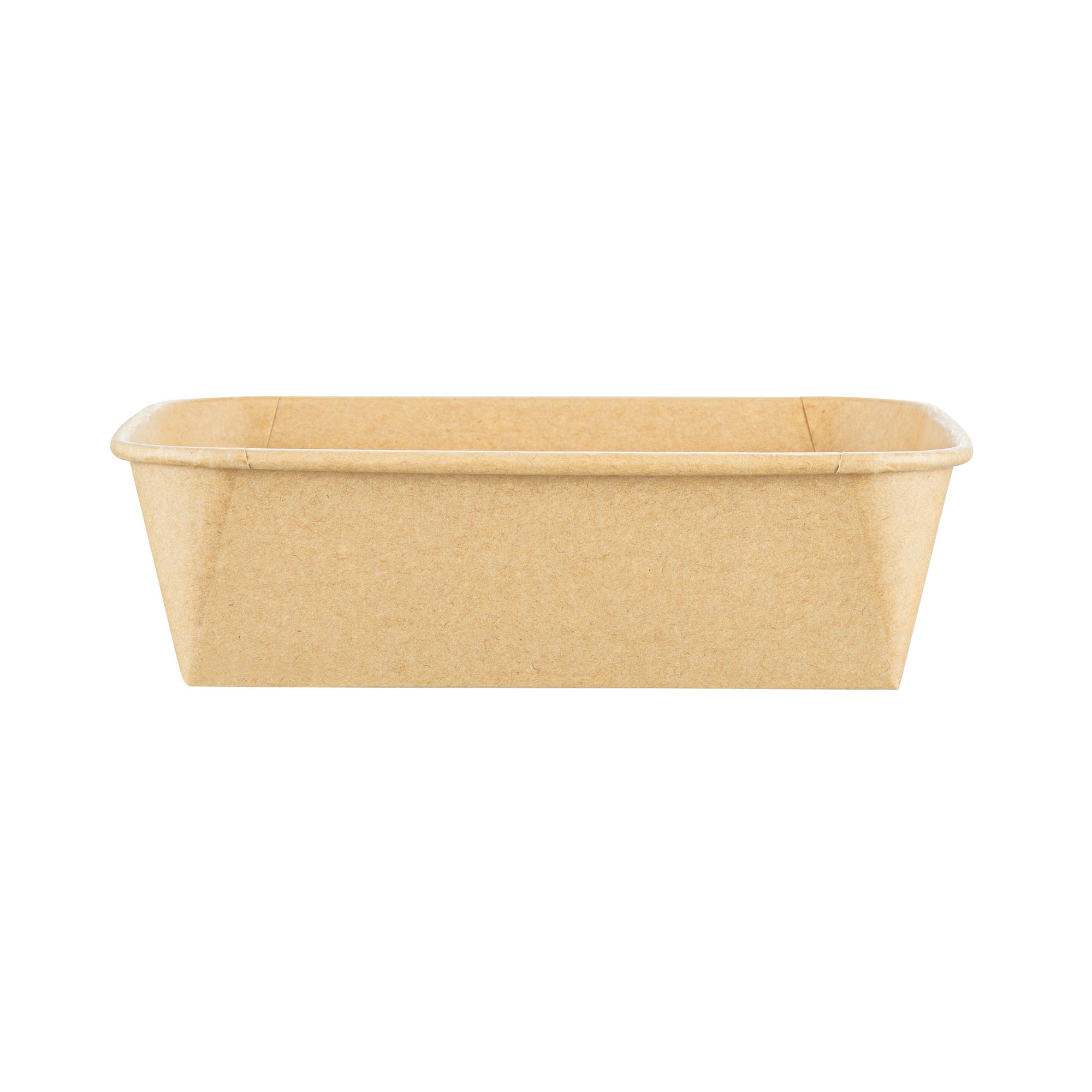Bio Tek 44 oz Rectangle Kraft Paper Serving Container - 6 1/4" x 4 1/2" x 2 1/4" - 50 count box