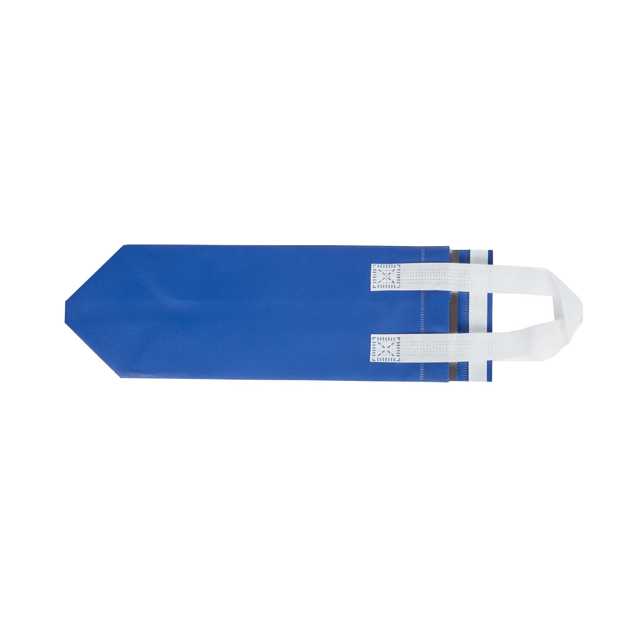 Bag Tek Blue Insulated Take Out Bag - Tamper-Evident - 4 3/4" x 4" x 11" - 25 count box