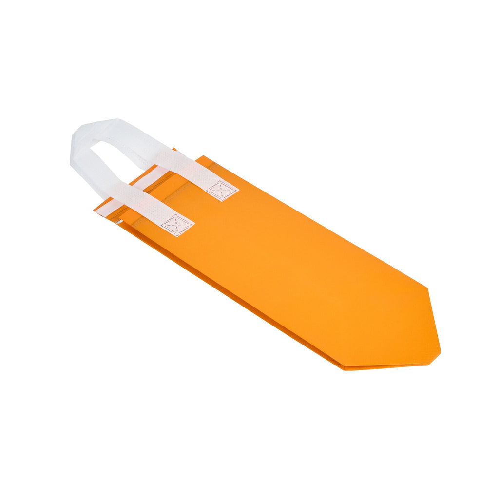 Bag Tek Orange Insulated Take Out Bag - Tamper-Evident - 4 3/4" x 4" x 11" - 100 count box