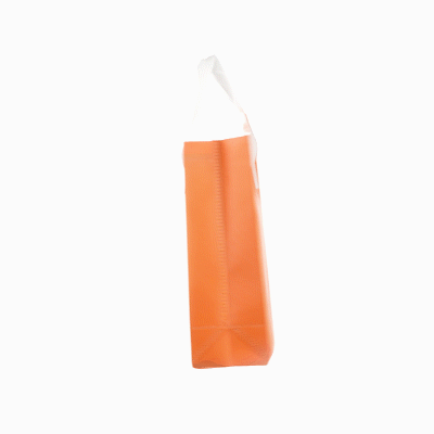 Bag Tek Orange Insulated Take Out Bag - Tamper-Evident - 4 3/4" x 4" x 11" - 100 count box