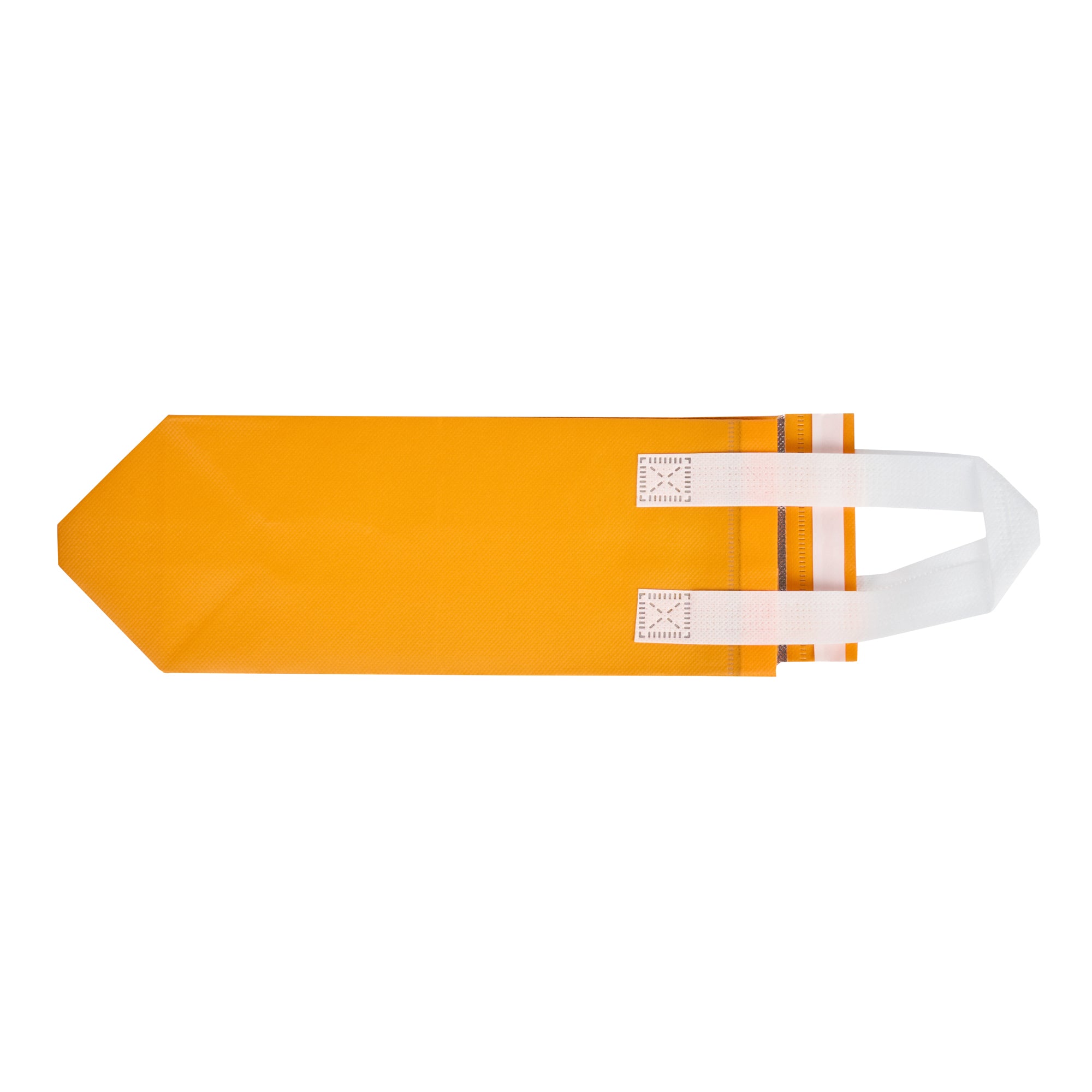 Bag Tek Orange Insulated Take Out Bag - Tamper-Evident - 4 3/4" x 4" x 11" - 100 count box