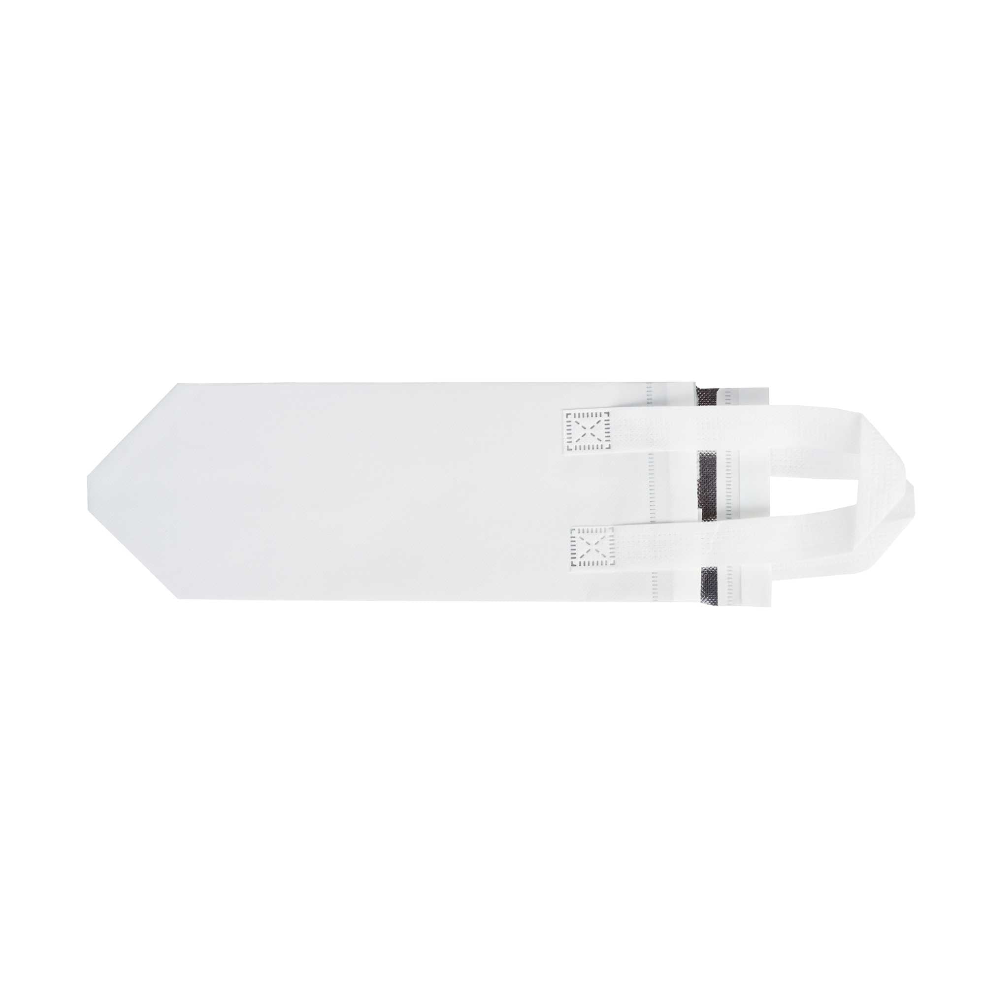 Bag Tek White Insulated Take Out Bag - Tamper-Evident - 4 3/4" x 4" x 11" - 25 count box