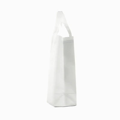 Bag Tek White Insulated Take Out Bag - Tamper-Evident - 4 3/4" x 4" x 11" - 100 count box
