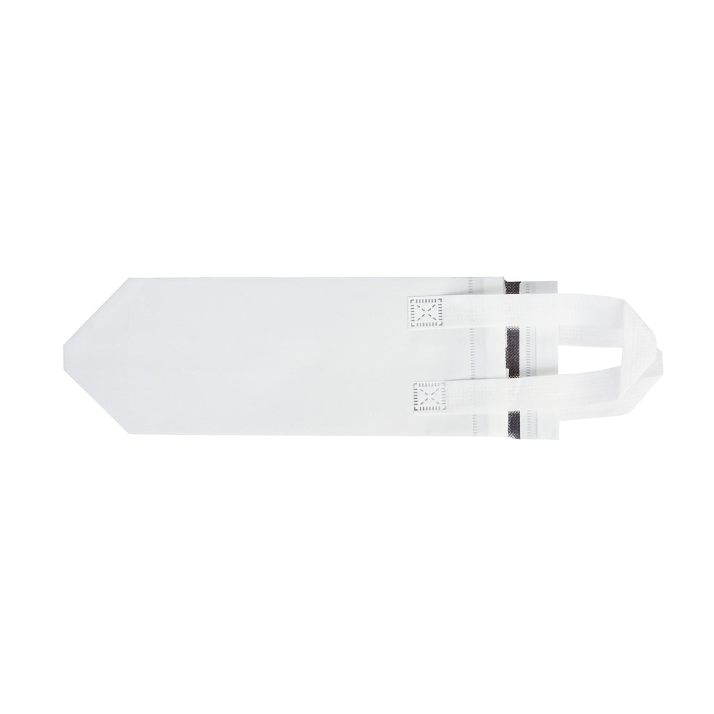 Bag Tek White Insulated Take Out Bag - Tamper-Evident - 4 3/4" x 4" x 11" - 100 count box