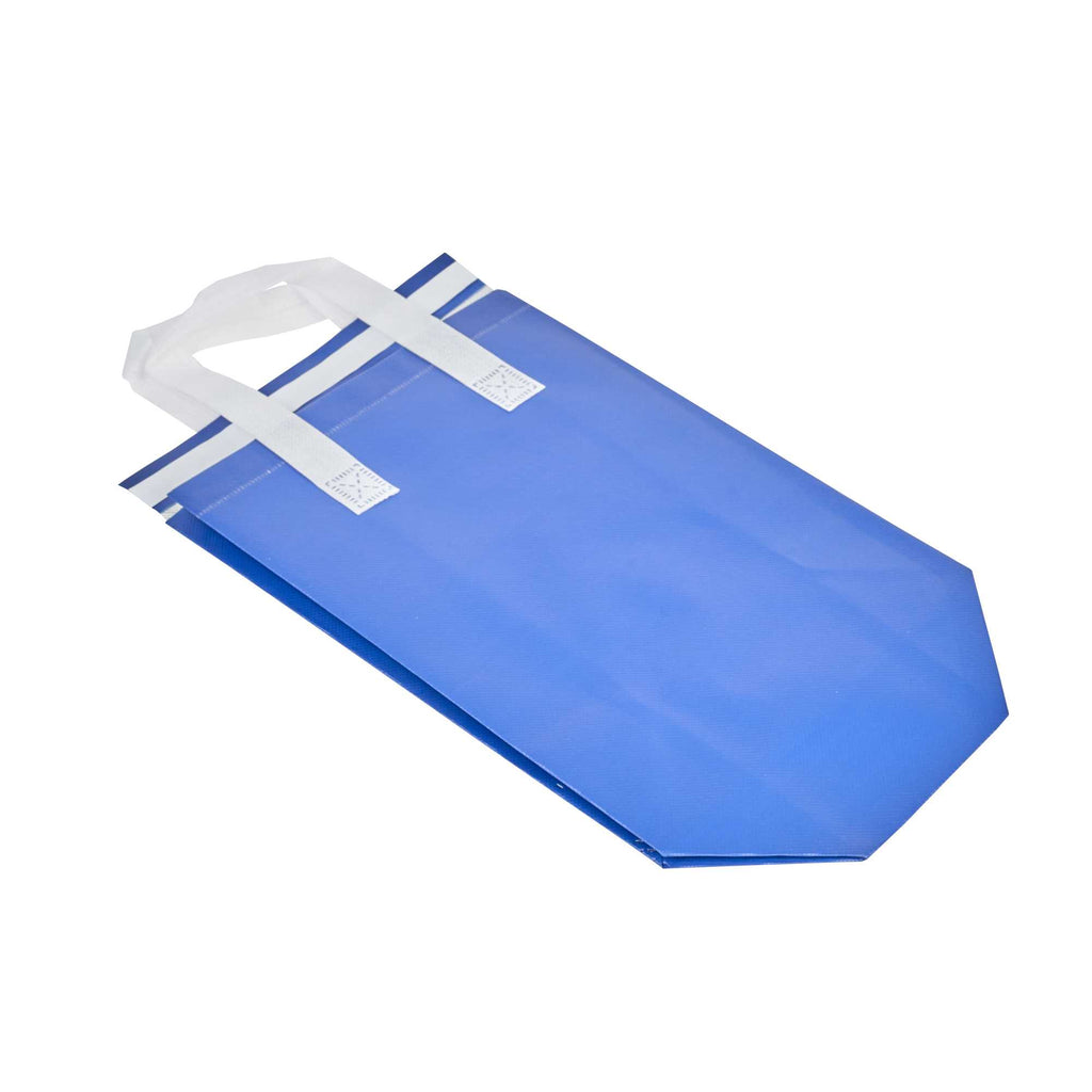 Bag Tek Blue Insulated Take Out Bag - Tamper-Evident - 8 1/4" x 4 1/4" x 10 3/4" - 25 count box
