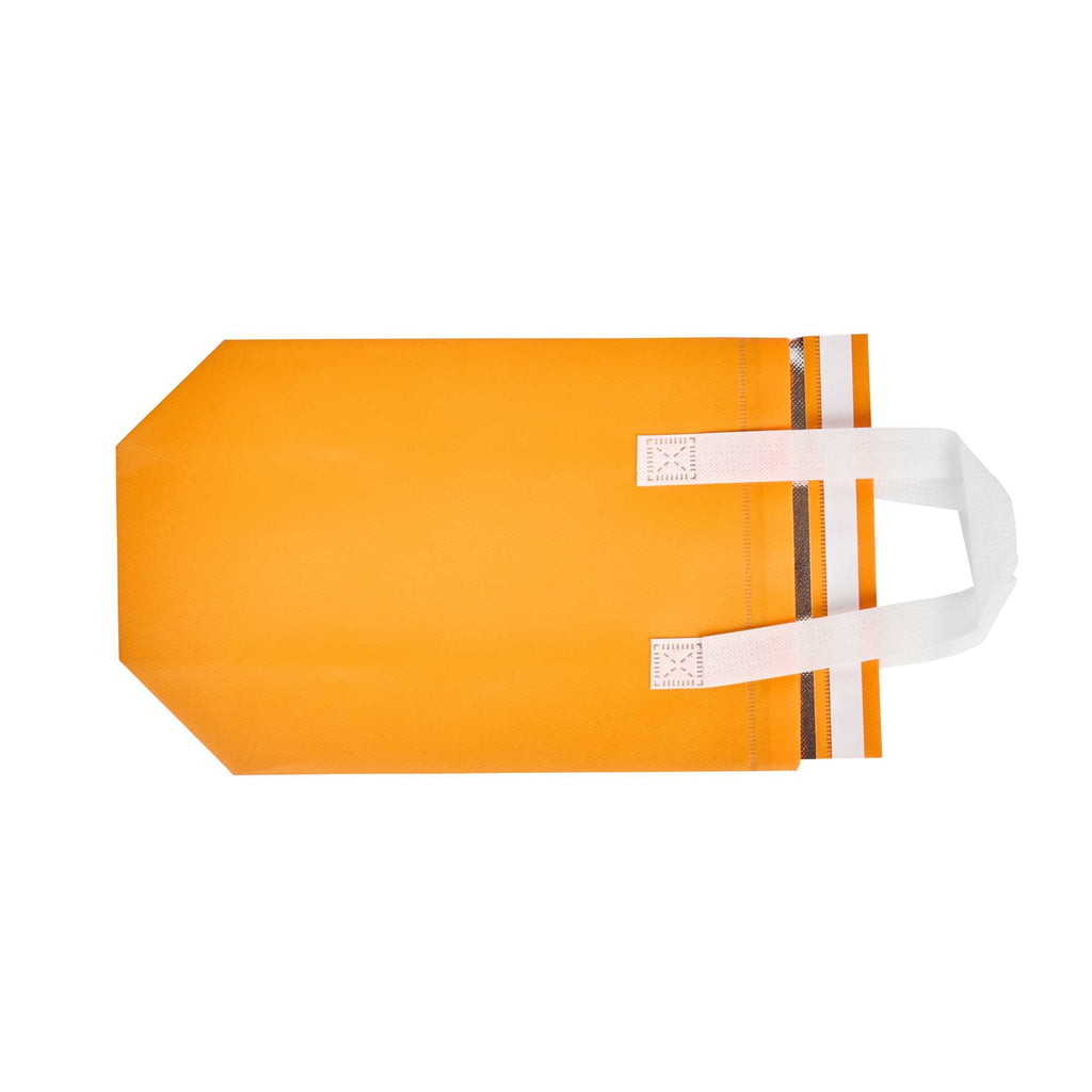 Bag Tek Orange Insulated Take Out Bag - Tamper-Evident - 8 1/4" x 4 1/4" x 10 3/4" - 25 count box