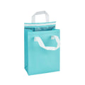 Bag Tek Teal Insulated Take Out Bag - Tamper-Evident - 8 1/4" x 4 1/4" x 10 3/4" - 25 count box