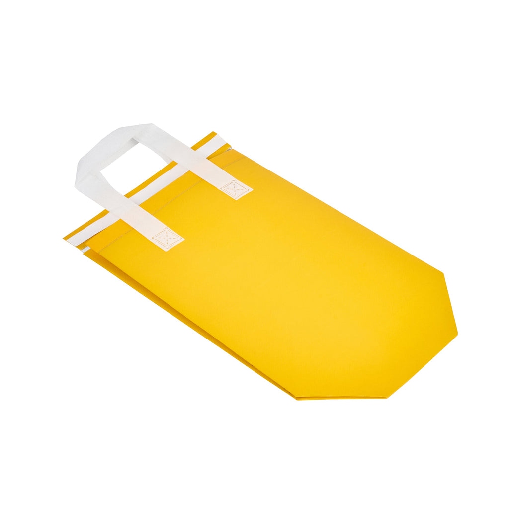 Bag Tek Yellow Insulated Take Out Bag - Tamper-Evident - 8 1/4" x 4 1/4" x 10 3/4" - 100 count box
