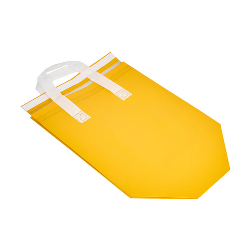 Bag Tek Yellow Insulated Take Out Bag - Tamper-Evident - 9 1/2" x 6" x 10 1/4" - 100 count box