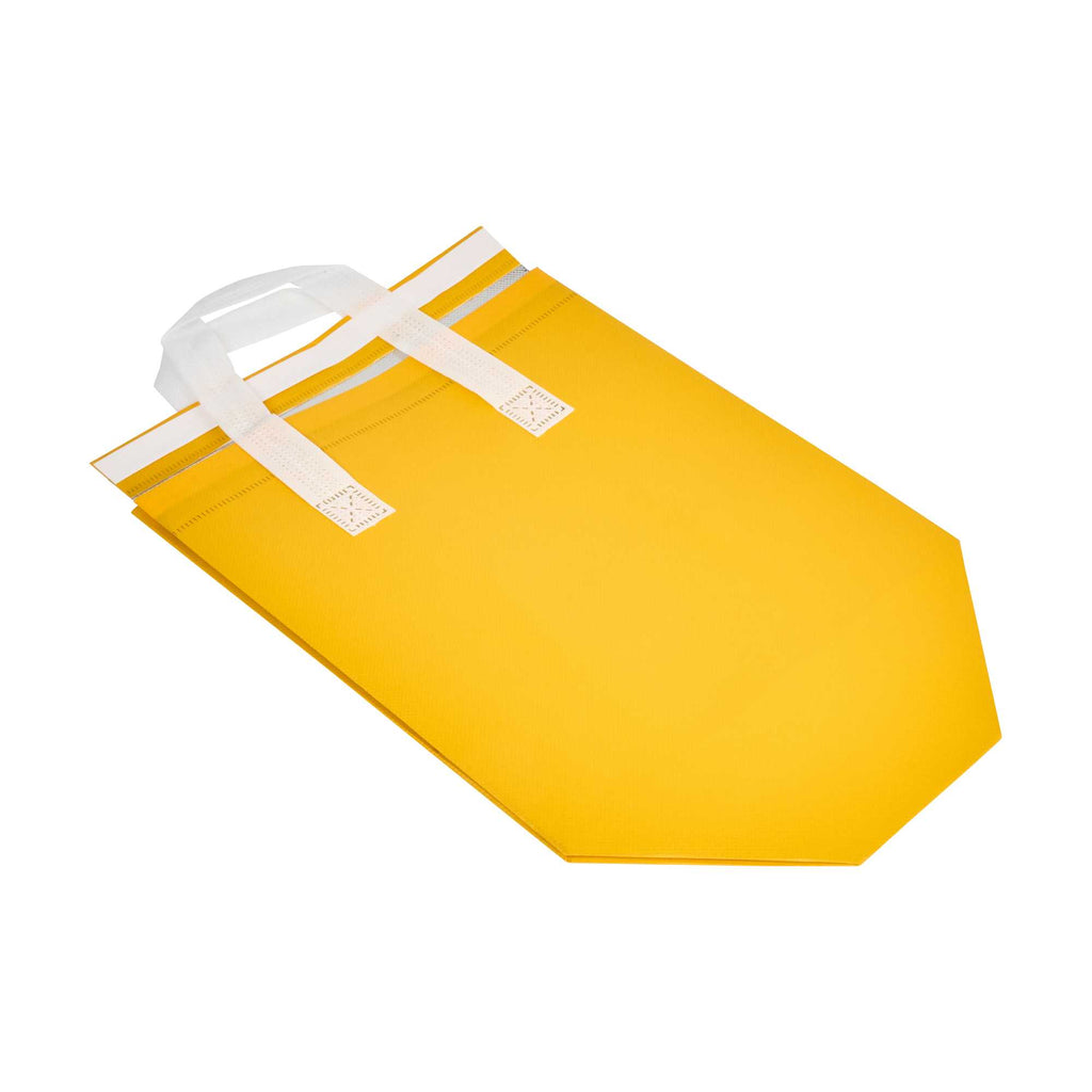 Bag Tek Yellow Insulated Take Out Bag - Tamper-Evident - 9 1/2" x 6" x 10 1/4" - 25 count box