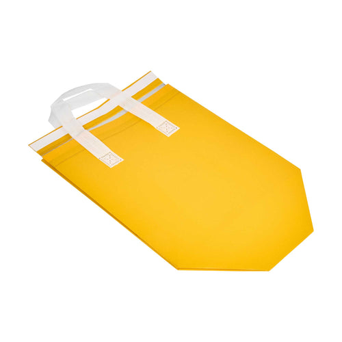 Bag Tek Yellow Insulated Take Out Bag - Tamper-Evident - 9 1/2" x 6" x 10 1/4" - 25 count box