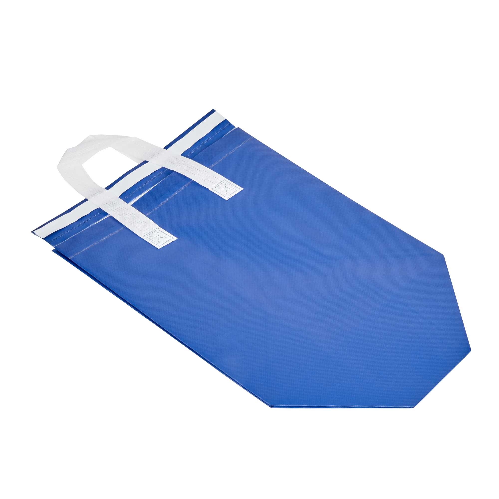Bag Tek Blue Insulated Take Out Bag - Tamper-Evident - 10 1/4" x 6 3/4" x 11" - 25 count box