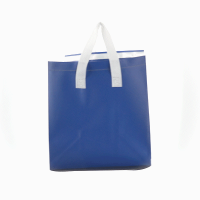Bag Tek Blue Insulated Take Out Bag - Tamper-Evident - 10 1/4" x 6 3/4" x 11" - 100 count box