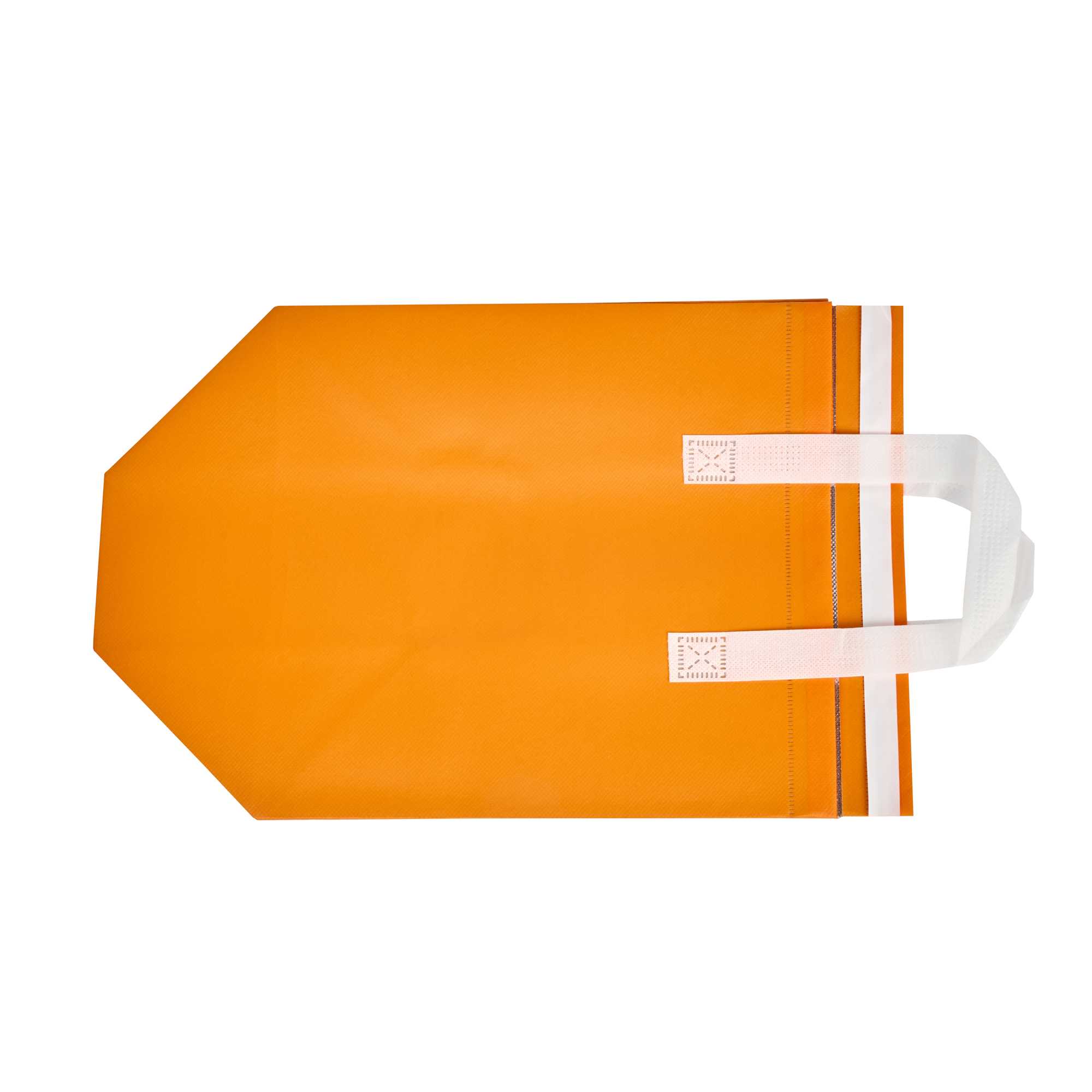 Bag Tek Orange Insulated Take Out Bag - Tamper-Evident - 10 1/4" x 6 3/4" x 11" - 25 count box