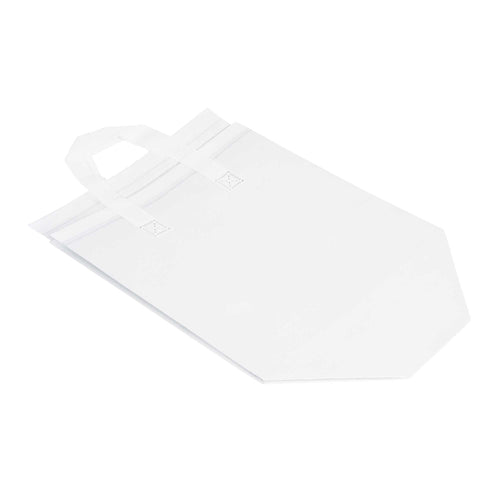 Bag Tek White Insulated Take Out Bag - Tamper-Evident - 10 1/4" x 6 3/4" x 11" - 25 count box