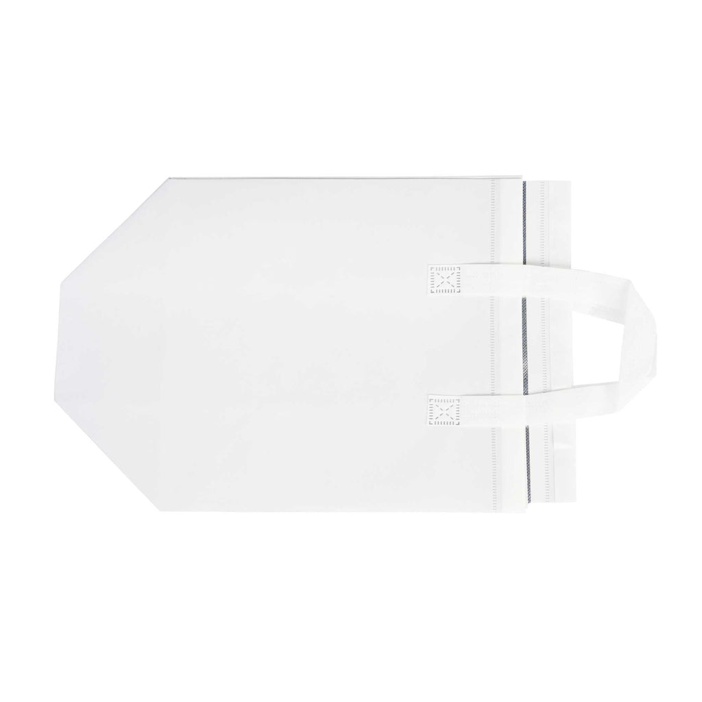 Bag Tek White Insulated Take Out Bag - Tamper-Evident - 10 1/4" x 6 3/4" x 11" - 25 count box