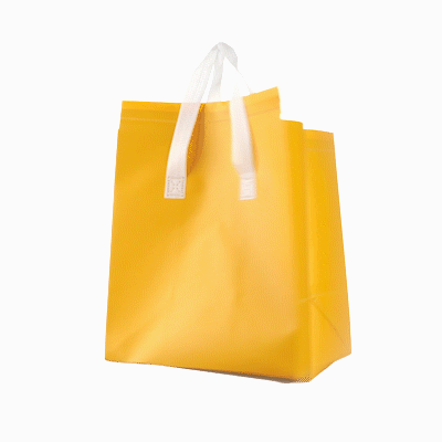 Bag Tek Yellow Insulated Take Out Bag - Tamper-Evident - 10 1/4" x 6 3/4" x 11" - 25 count box