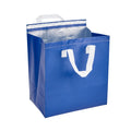Bag Tek Blue Insulated Take Out Bag - Tamper-Evident - 11 3/4" x 7 3/4" x 12 1/2" - 100 count box