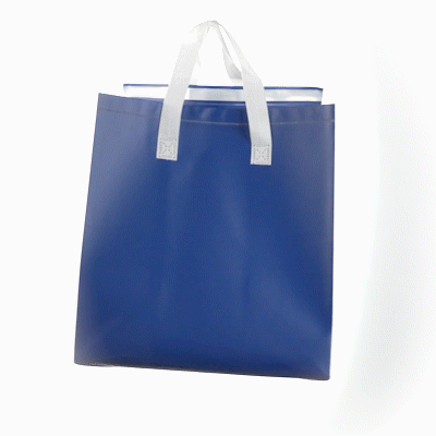 Bag Tek Blue Insulated Take Out Bag - Tamper-Evident - 11 3/4" x 7 3/4" x 12 1/2" - 25 count box