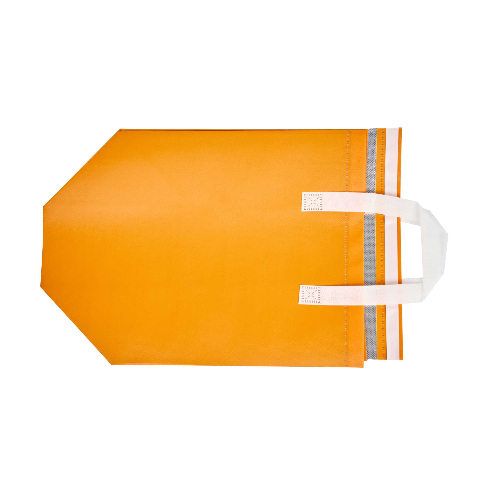 Bag Tek Orange Insulated Take Out Bag - Tamper-Evident - 11 3/4" x 7 3/4" x 12 1/2" - 25 count box