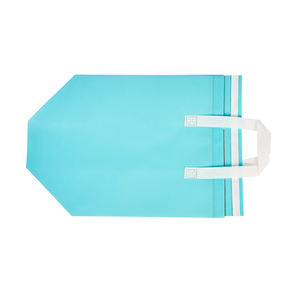 Bag Tek Teal Insulated Take Out Bag - Tamper-Evident - 11 3/4" x 7 3/4" x 12 1/2" - 100 count box