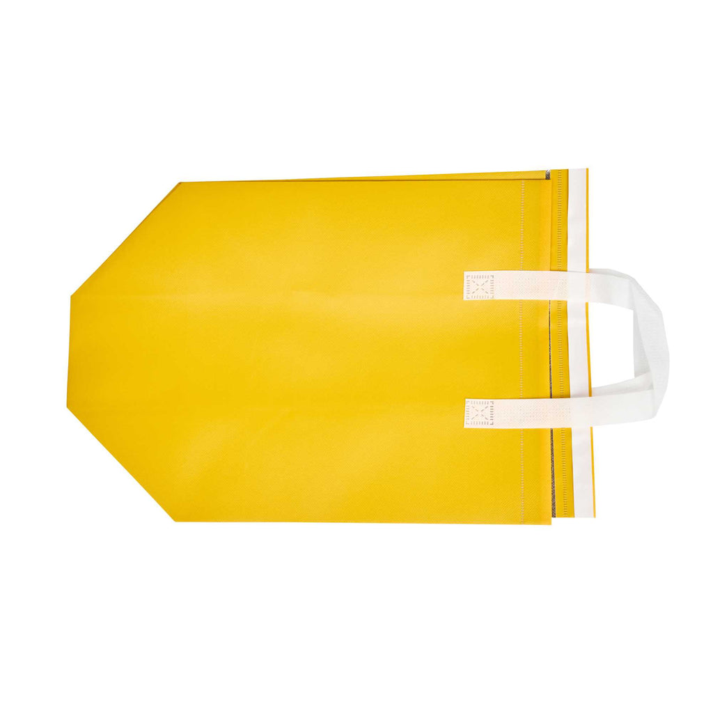 Bag Tek Yellow Insulated Take Out Bag - Tamper-Evident - 11 3/4" x 7 3/4" x 12 1/2" - 25 count box