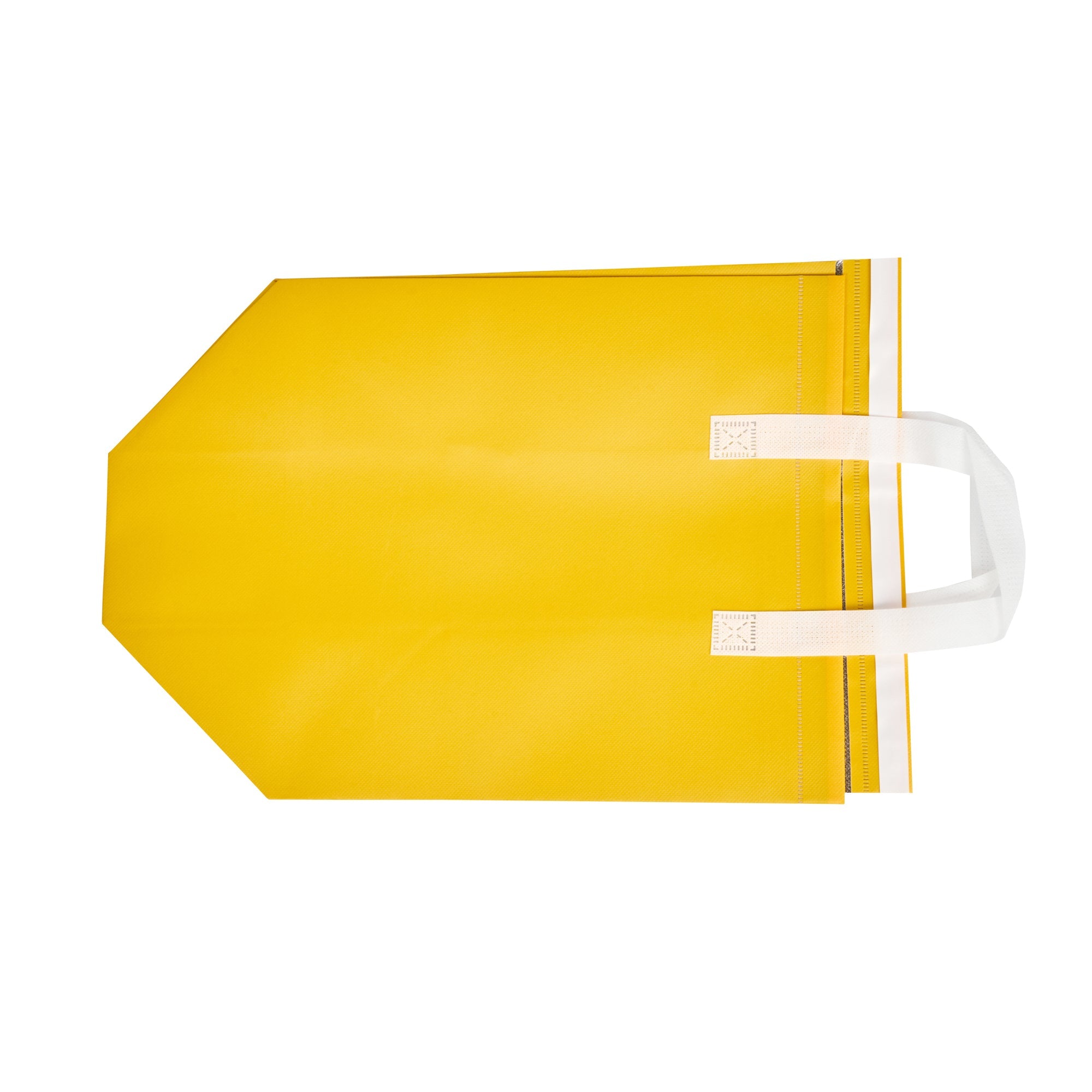 Bag Tek Yellow Insulated Take Out Bag - Tamper-Evident - 11 3/4" x 7 3/4" x 12 1/2" - 100 count box
