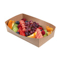 Cater Tek Kraft Paper Insert - Fits Rectangle Catering Box - 10 3/4'' x 7 1/4'' x 2 1/4'' - 10 count box