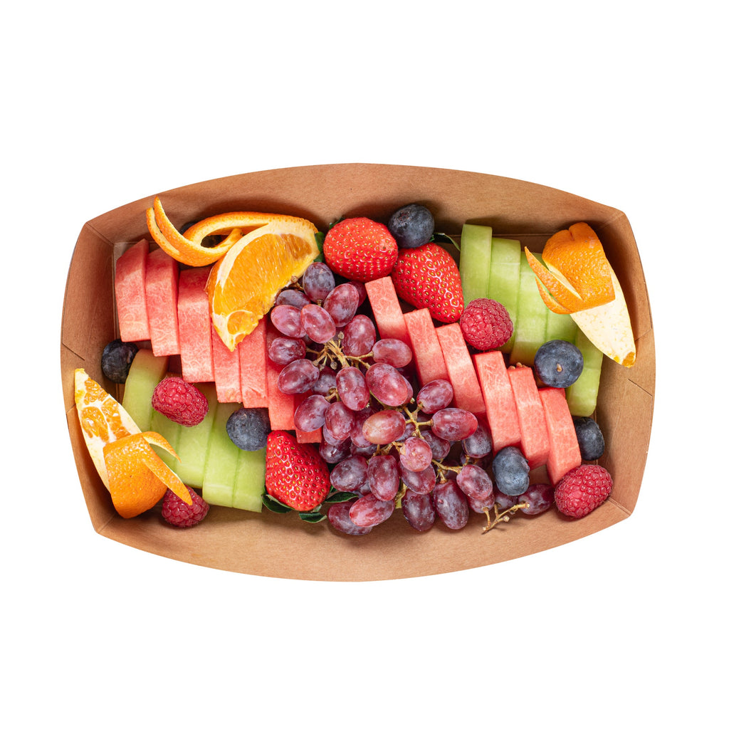 Cater Tek Kraft Paper Insert - Fits Rectangle Catering Box - 10 3/4'' x 7 1/4'' x 2 1/4'' - 10 count box