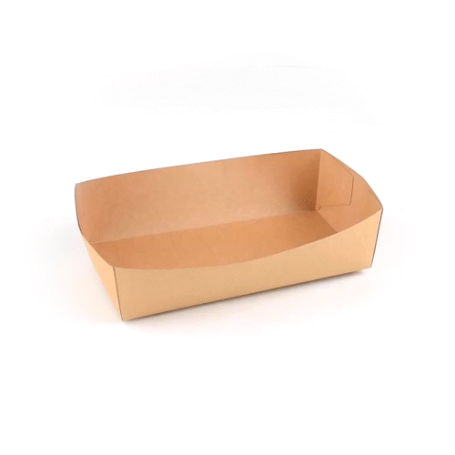 Cater Tek Kraft Paper Insert - Fits Rectangle Catering Box - 10 3/4'' x 7 1/4'' x 2 1/4'' - 100 count box