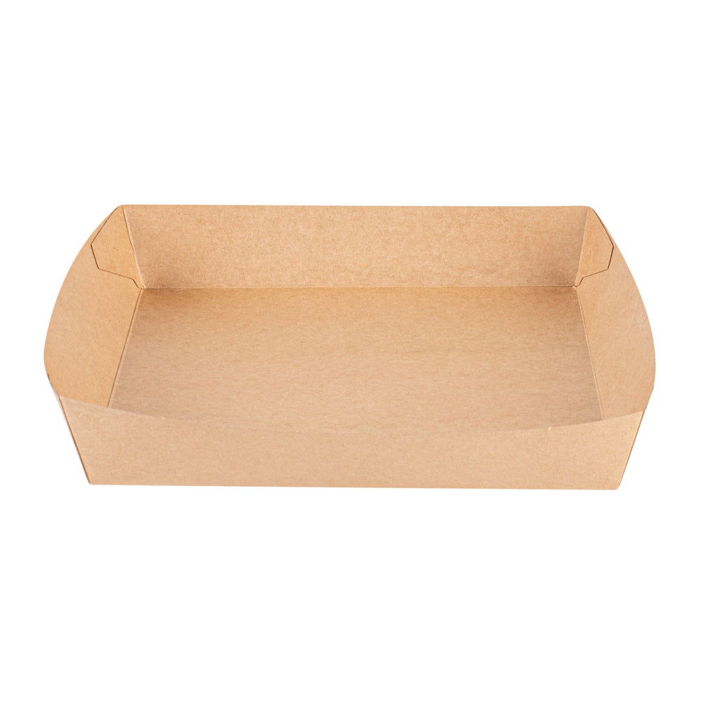 Cater Tek Kraft Paper Insert - Fits Square Catering Box - 9 3/4" x 9 3/4'' x 1 1/2'' - 100 count box