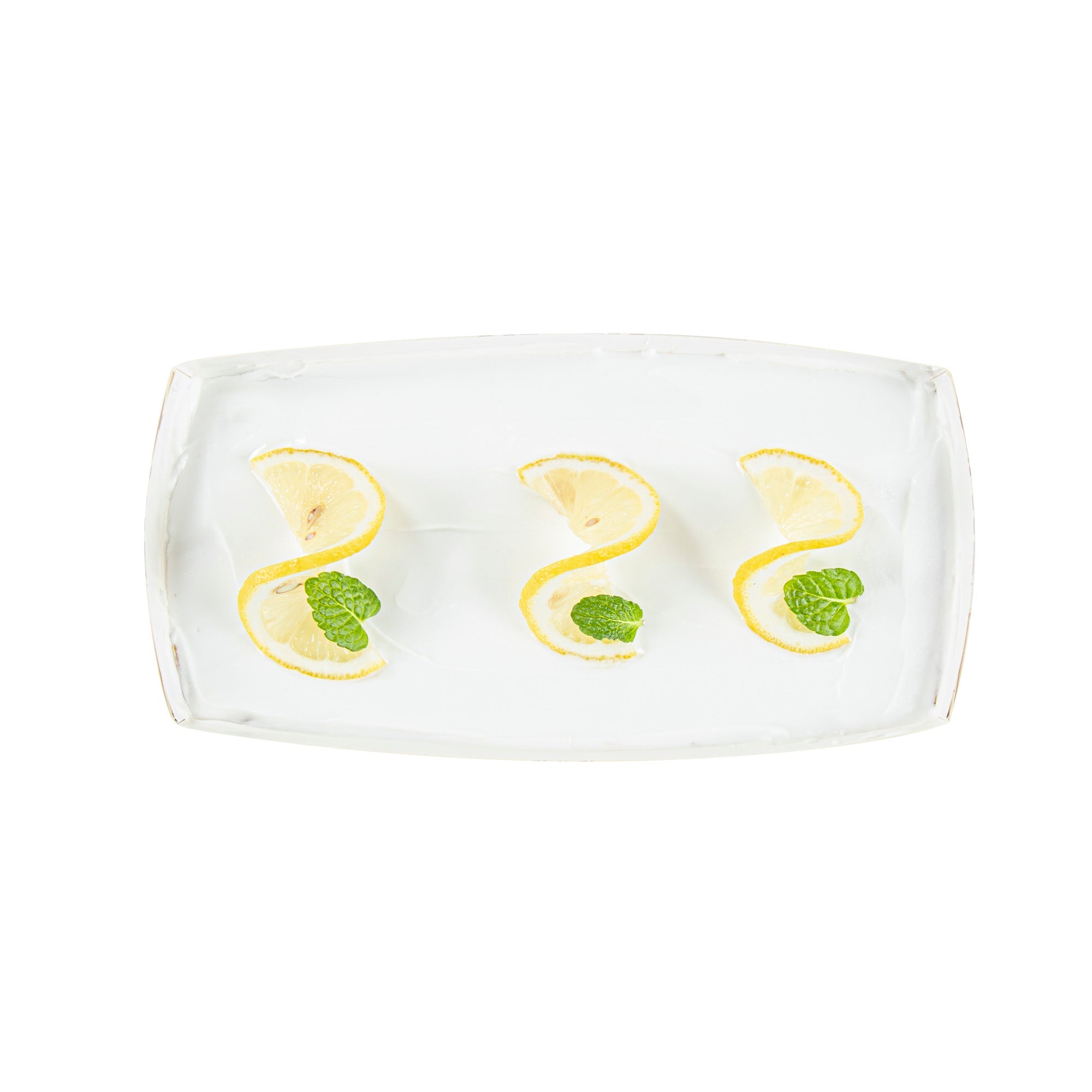 Bake Tek 14 oz Beige Vintage Floral Paper Baking Tray - Greaseproof - 7 3/4" x 3 1/2" x 1 3/4" - 100 count box