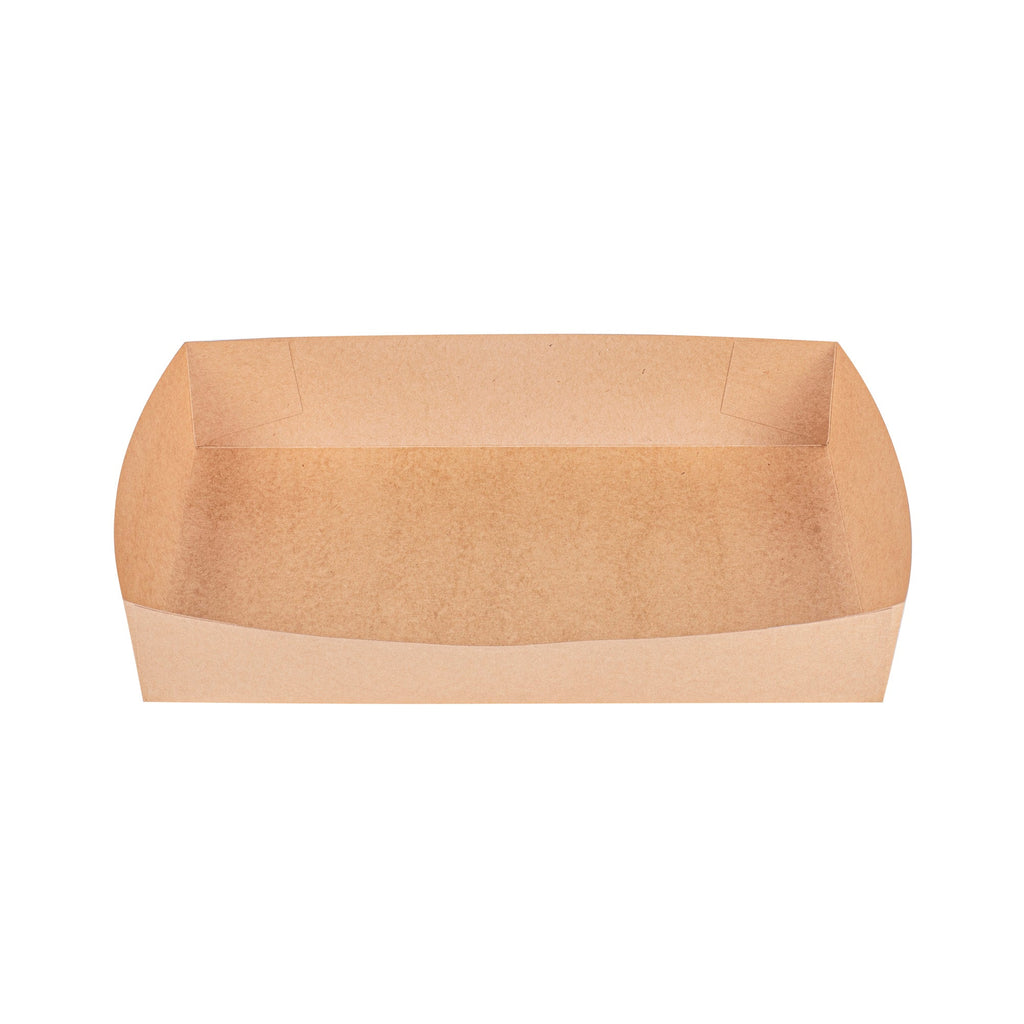 Cater Tek Kraft Paper Insert - Fits Rectangle Catering Box - 13 1/2" x 9 1/4" x 2 1/2" - 10 count box