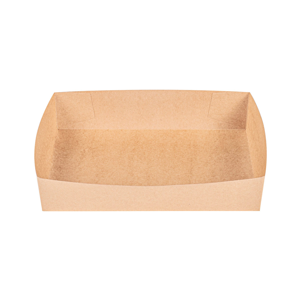 Cater Tek Kraft Paper Insert - Fits Rectangle Catering Box - 11 1/2" x 8 1/4" x 2 1/2" - 20 count box