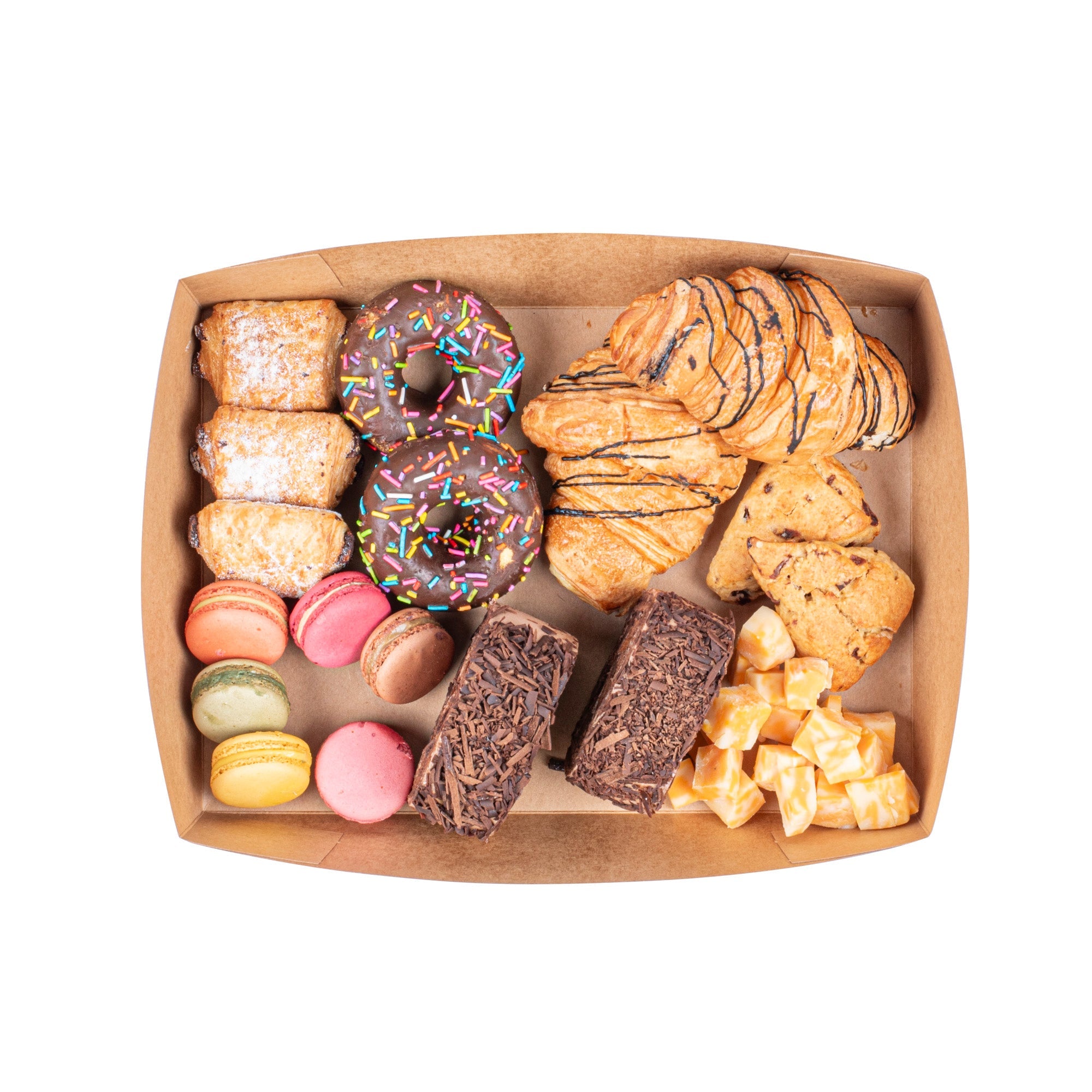 Cater Tek Kraft Paper Insert - Fits Rectangle Catering Box - 11 1/2" x 8 1/4" x 2 1/2" - 200 count box