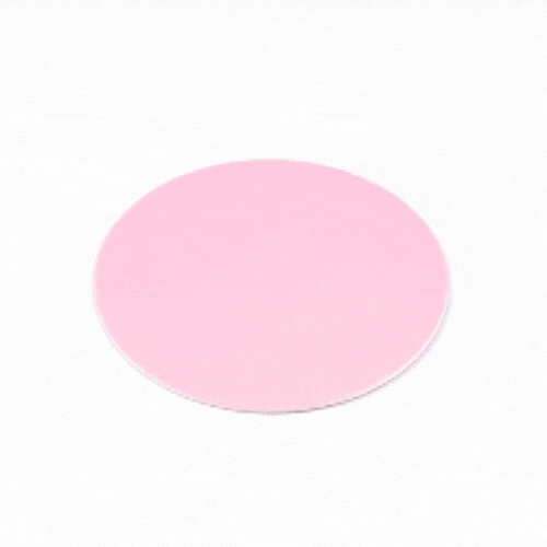 Bar Lux Round Pink Paper Coaster - 3 1/2" - 100 count box