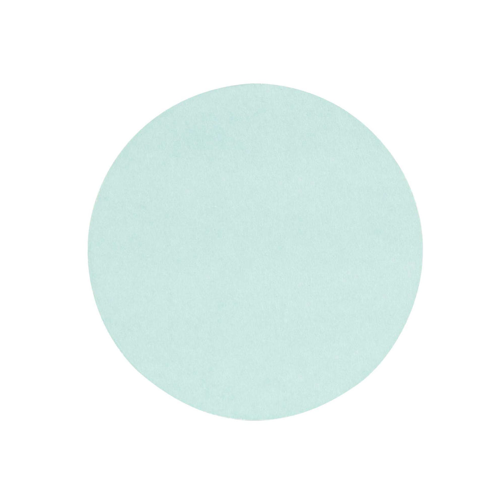 Bar Lux Round Turquoise Paper Coaster - 3 1/2" - 100 count box