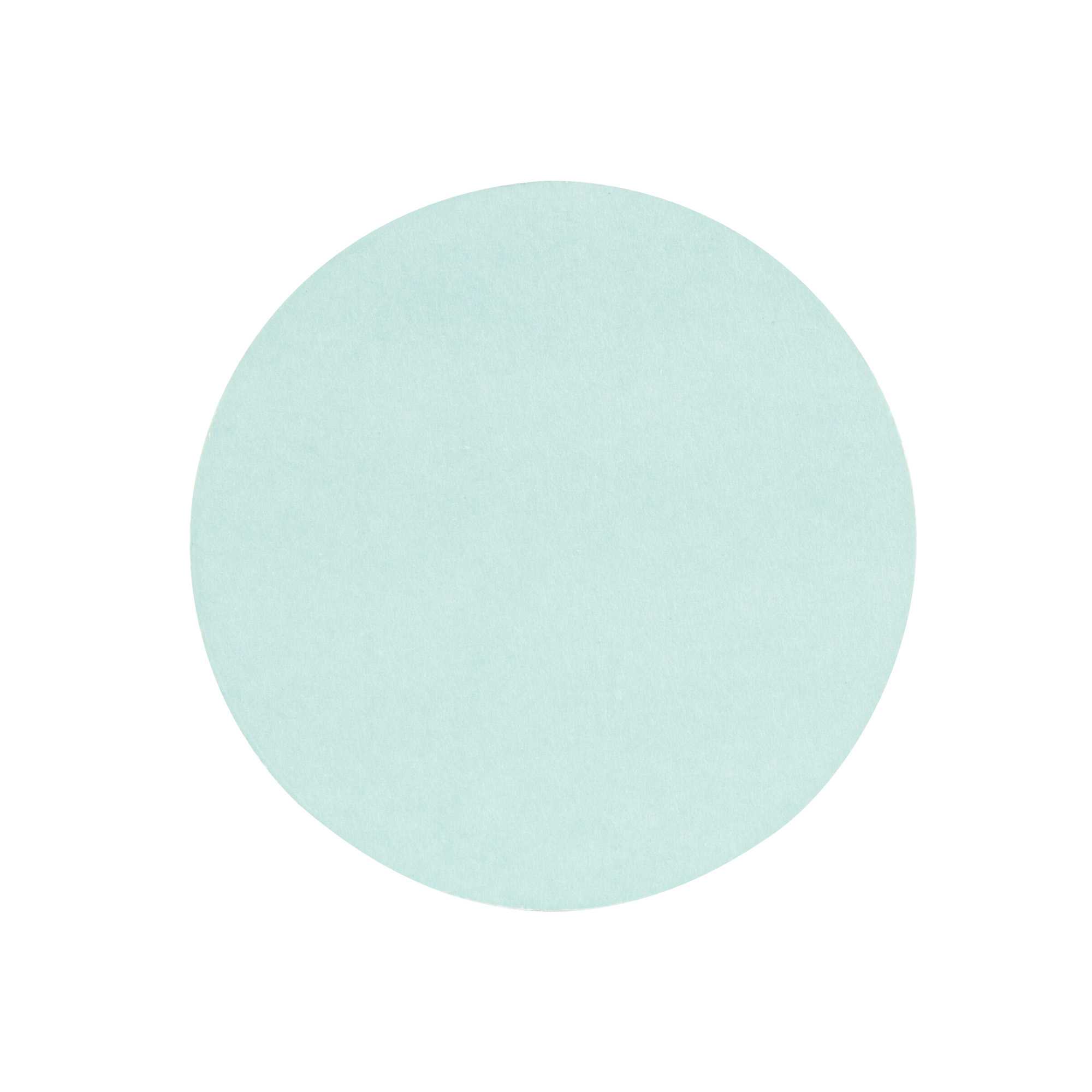 Bar Lux Round Turquoise Paper Coaster - 3 1/2" - 100 count box