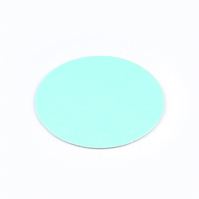 Bar Lux Round Turquoise Paper Coaster - 3 1/2" - 1000 count box