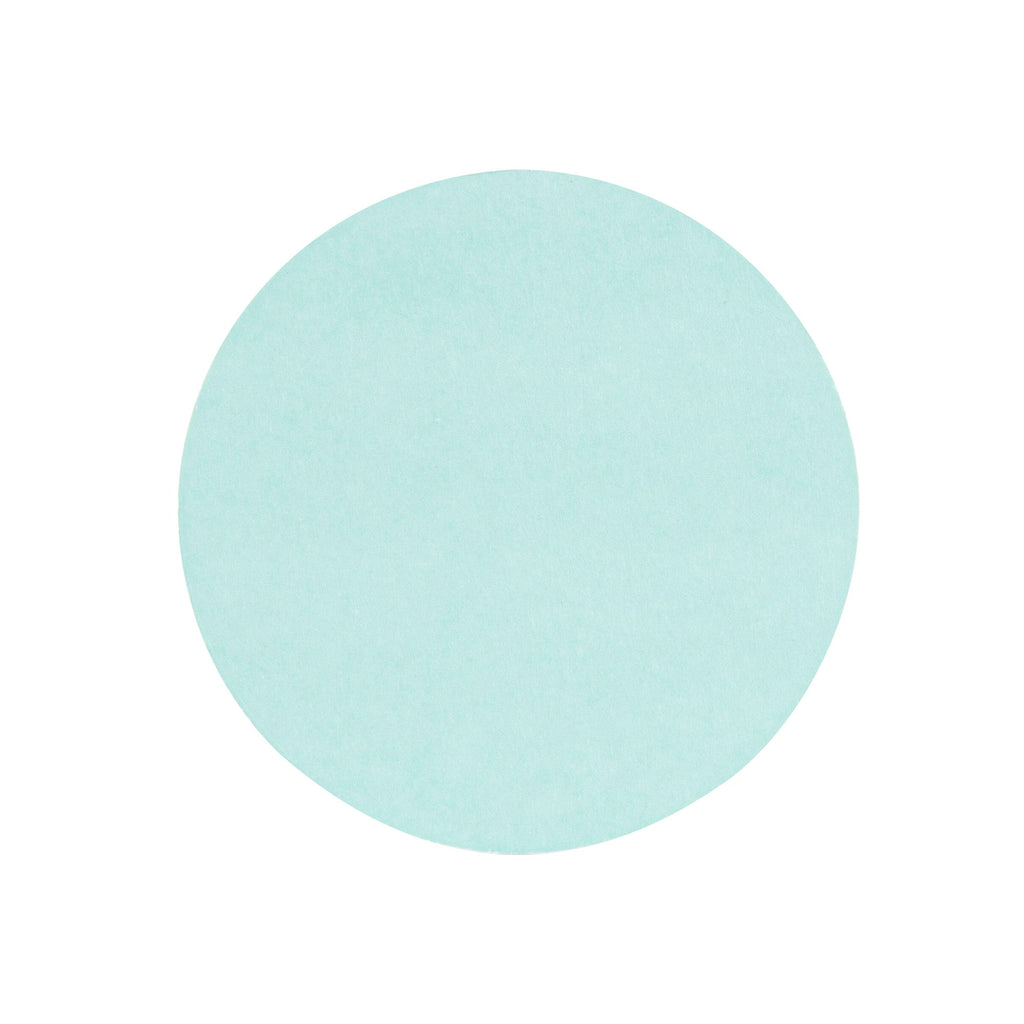 Bar Lux Round Turquoise Paper Coaster - 3 1/2" - 1000 count box