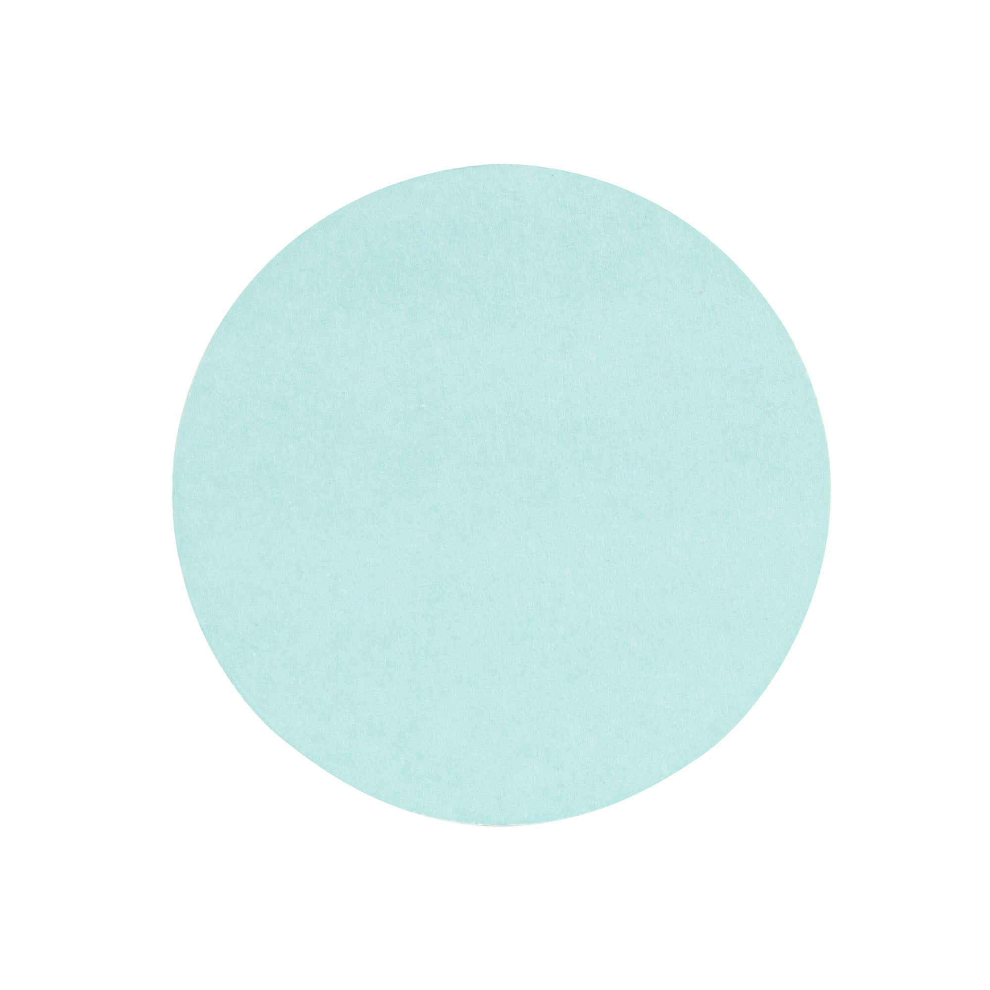 Bar Lux Round Turquoise Paper Coaster - 3 1/2" - 1000 count box